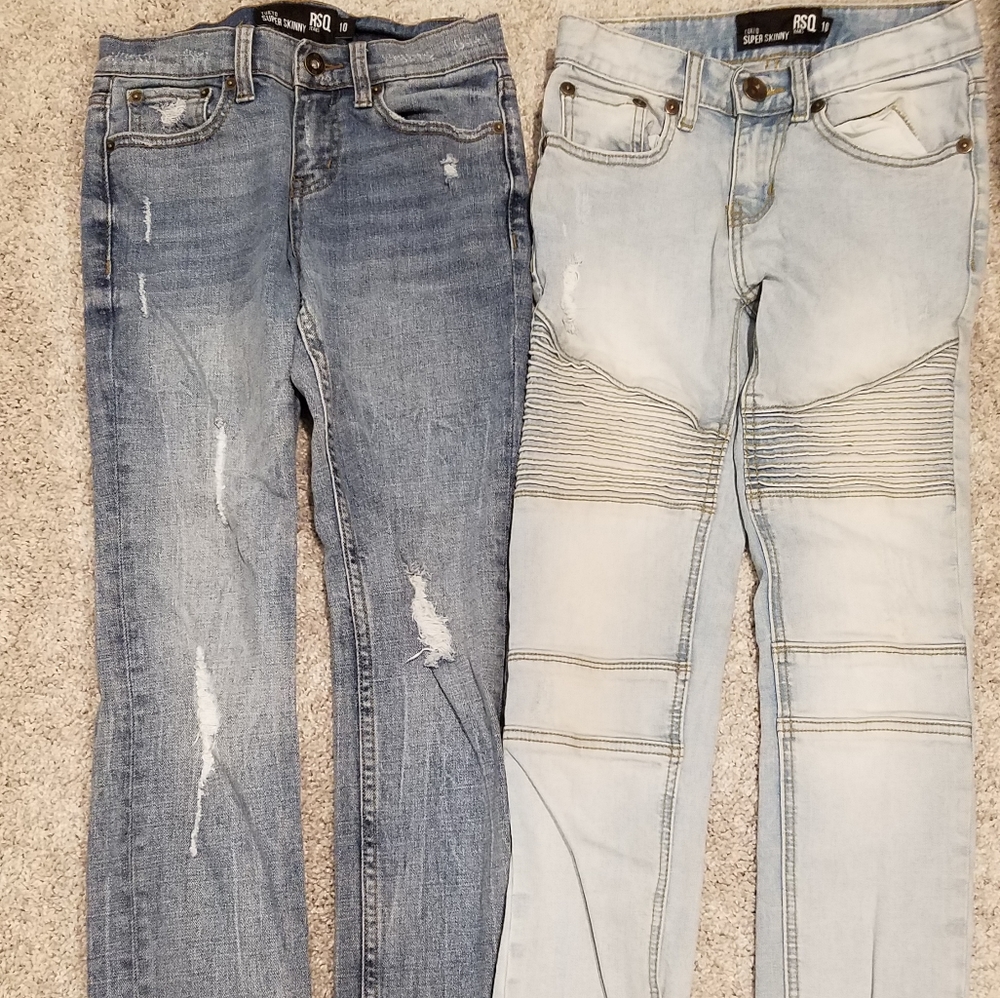 2 pairs of Boys RSQ Jeans